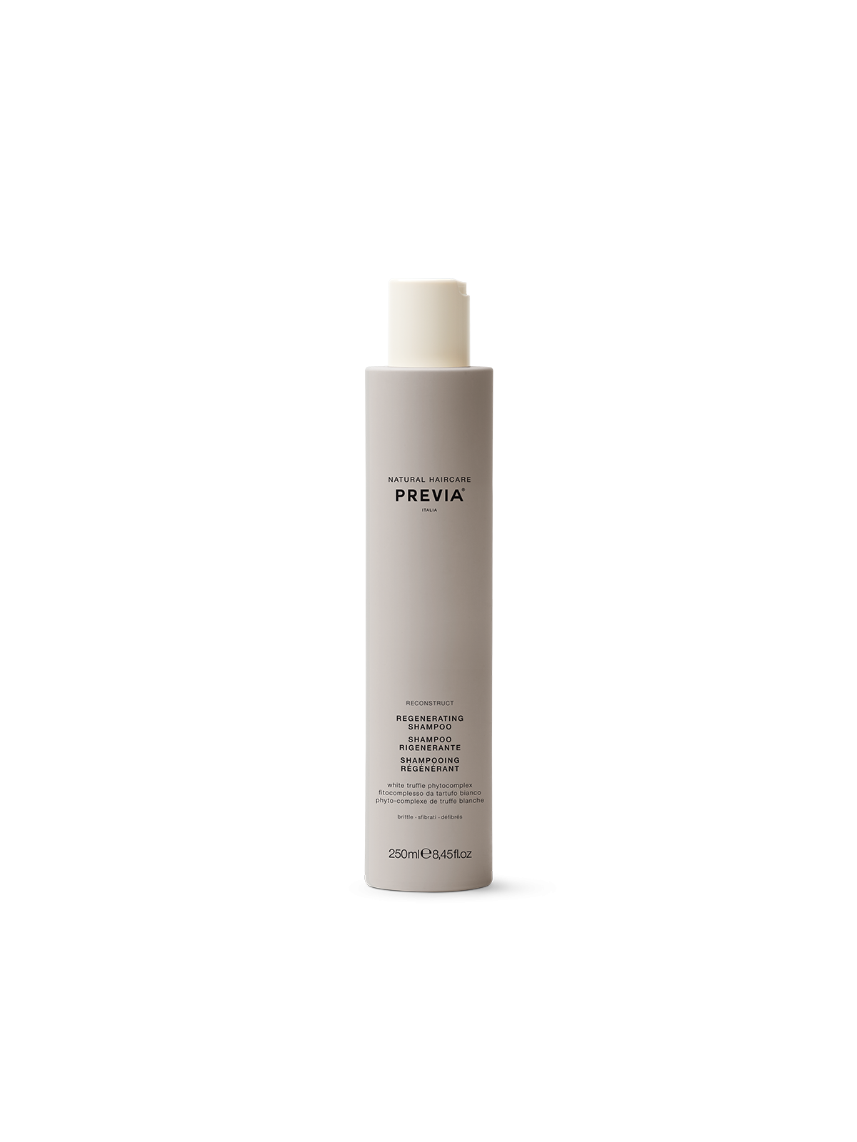 Plaukų struktūrą atstatantis šampūnas PREVIA Regenerating Shampoo 250 ml