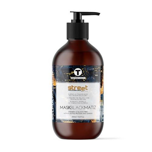 Geltonumą neutralizuojanti ir stipriai atstatanti kaukė Belma Kosmetik Street Mask Blue Matiz  1000ml
