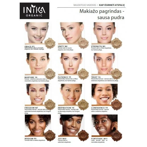Biri mineralinė pudra  Loose Mineral Foundation SPF25 Patience, 8g