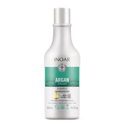 Plaukus drėkinantis šampūnas INOAR Argan Hydrating Shampoo 500ml