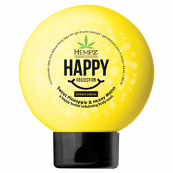 Drėkinamasis kūno prausiklis Hempz Happy Collection Sweet Pineapple & Honey Melon Body Wash 250ml