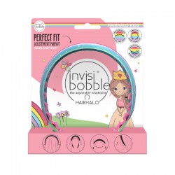 Vaikiškas lankelis plaukams Invisibobble Kids Hairhalo Rainbow Crown