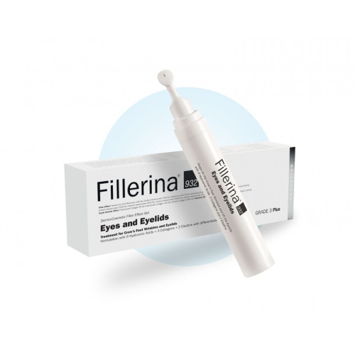 Dermatologinis gelinis užpildas paakiams ir akių vokams Fillerina 932 Eyes&Eyelids 15ml
