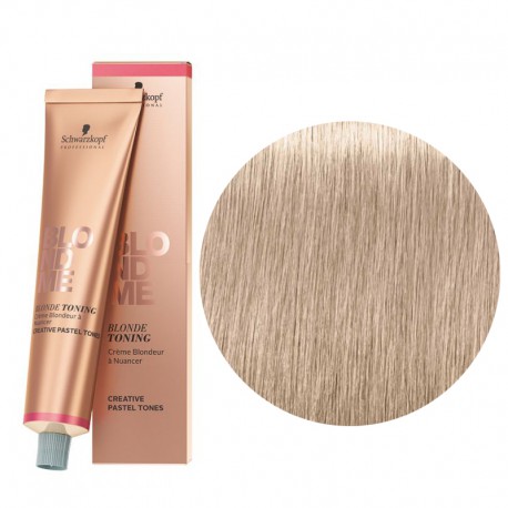 Šviesintų arba natūraliai šviesių plaukų tonavimo kremas Schwarzkopf Professional Blond Me 60ml