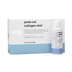 Maisto papildas su kolageno hidrolizatu ir vitaminais bei mineralais  PROTO-COL Collagen Shot 10x50ml