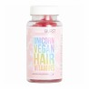 Veganiški maisto papildai plaukams, aviečių skonio HAIRBURST  Unicorn Vegan Hair Vitamins 60 guminukų