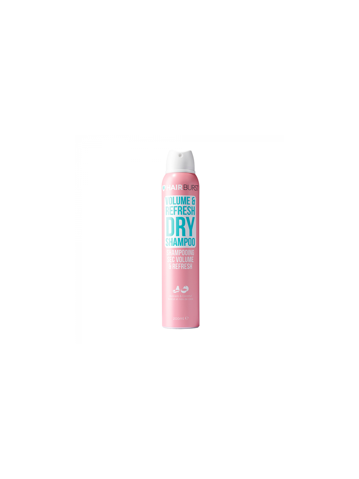 Sausas plaukų šampūnas HAIRBURST Volume & Refresh Dry Shampoo 200ml