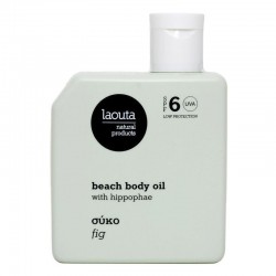 Drėkinamasis deginimosi aliejus kūnui Laouta Beach Body Tanning Oil Fig SPF 6 apsauga 100 ml
