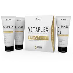 Ypač pažeistų ir nualintų plaukų atstatymo rinkinys Vitaplex Travel Kit 3x100ml