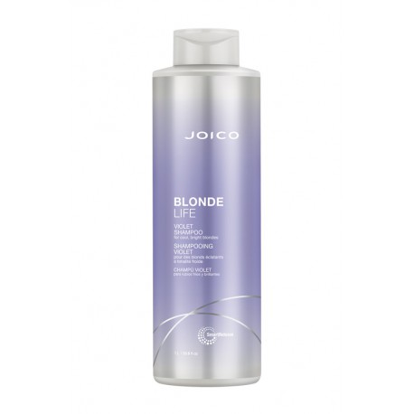 Geltonus tonus neutralizuojantis šampūnas JOICO Blonde Life Violet Shampoo 1000 ml