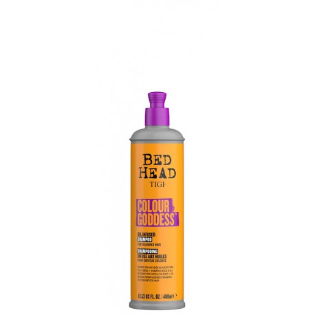 Dažytų plaukų šampūnas TIGI Bed Head Colour Goddess Shampoo 400 ml