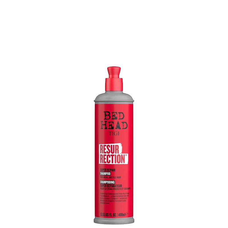 Tigi Bed Head Resurrection Super Repair Shampoo Silpniems Plaukams