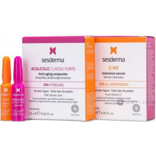 Ampulių rinkinys  SESDERMA  C-VIT Anti-Aging ampules 2x1,5ml