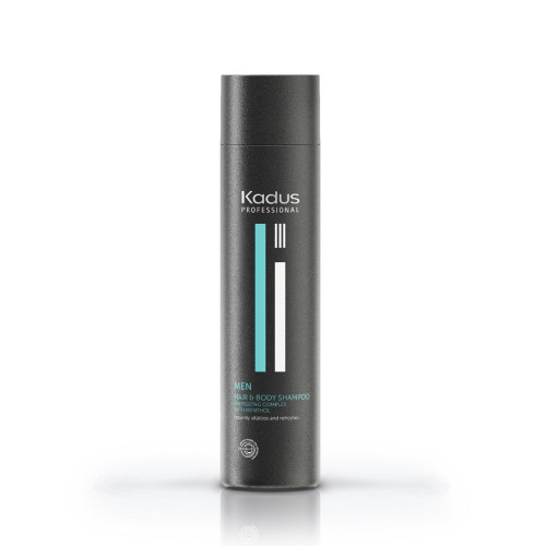 Plaukų ir kūno šampūnas vyrams su mentoliu Kadus Men Hair and Body Shampoo 250 ml