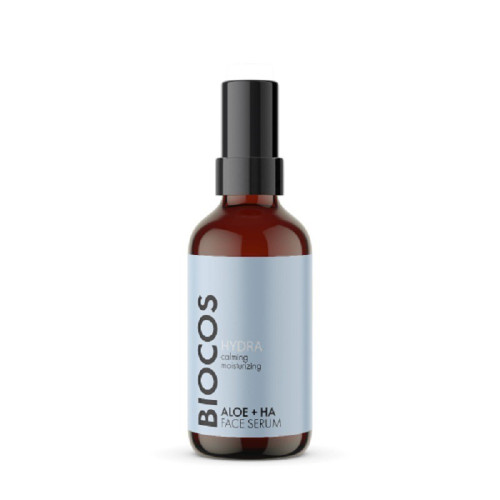 ALOE + HA alavijų serumas su hialuronu BIOCOS  Face Serum 50 ml