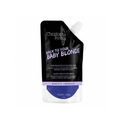 Dažanti plaukų kaukė Christophe Robin Shade Variation Mask-Baby Blonde 75 ml