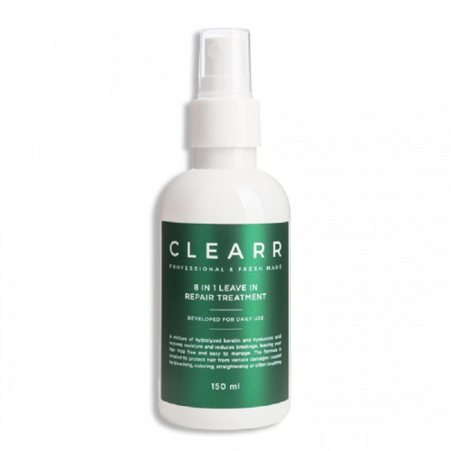 Daugiafunkcis puoselėjantis purškiklis Clearr 8in1 Leave In Repair Treatment 150 ml