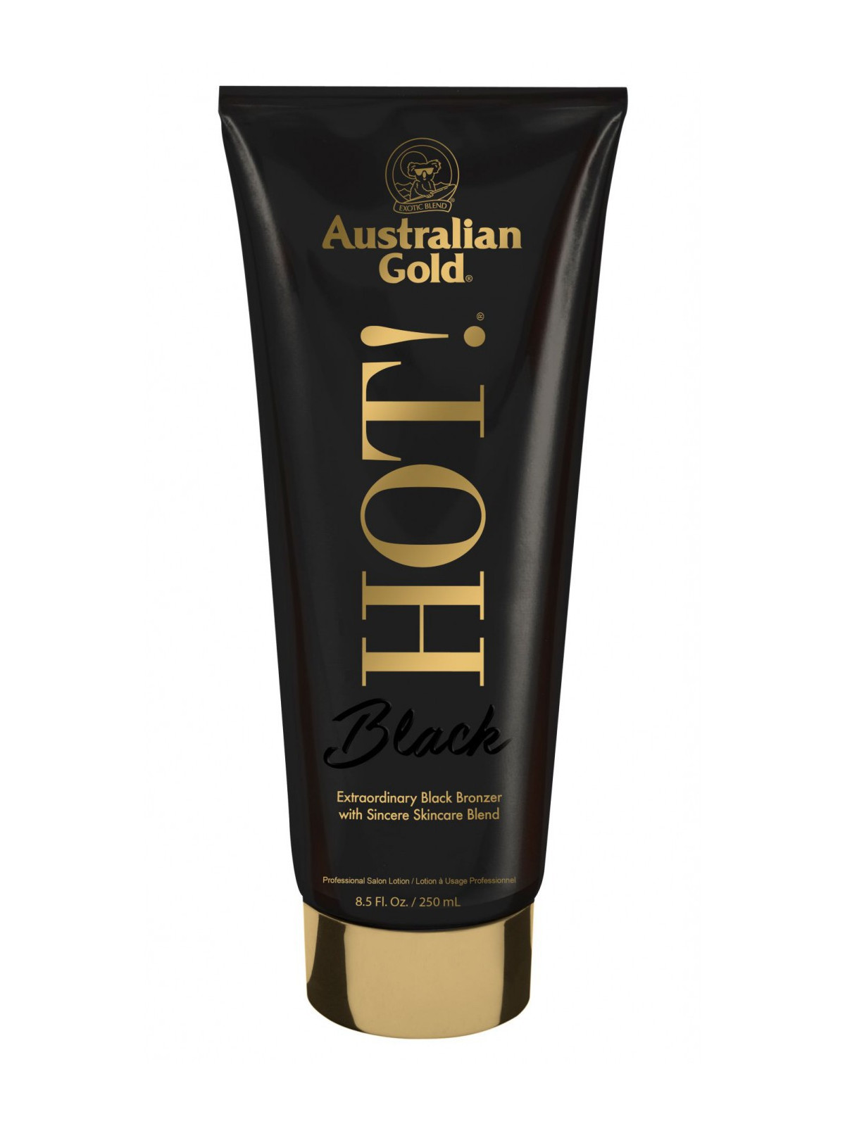 Kremas deginimuisi soliariume Australian Gold HOT! Black 250ml