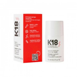Nenuplaunama molekulinė atkuriamoji plaukų kaukė K18 Molecular Repair Hair Mask 15 ml