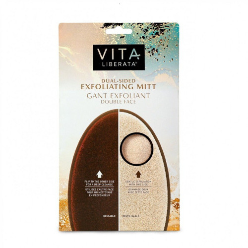 Dvipusė šveičiamoji pirštinė  Vita Liberata Dual-Sided Exfoliating Mitt