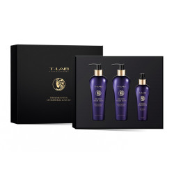 Sidabrinį atspalvį puoselėjantis dovanų rinkinys T-LAB Professional Blonde Ambition Purple