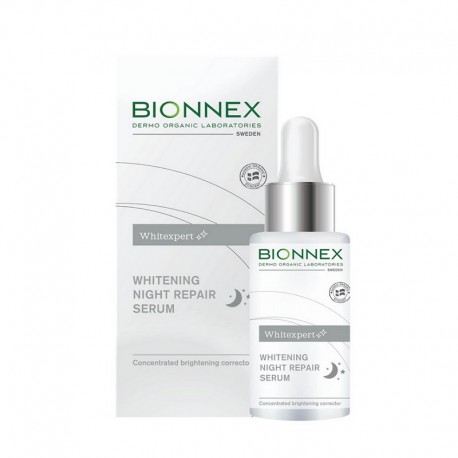 Naktinis atstatomasis serumas nuo pigmentinių dėmių Bionnex Whitexpert Whitening Night Repair Serum  20 ml
