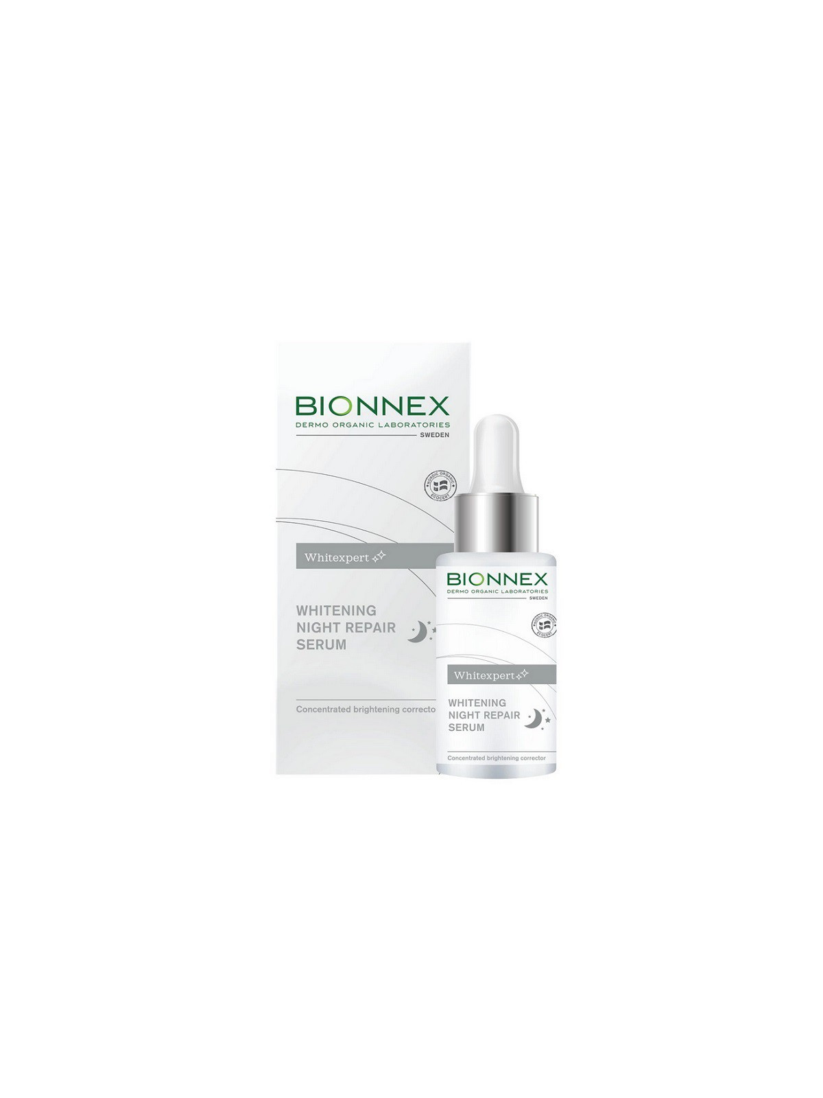 Naktinis atstatomasis serumas nuo pigmentinių dėmių Bionnex Whitexpert Whitening Night Repair Serum  20 ml
