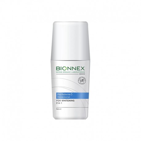 Rutulinis dezodorantas nuo hiperpigmentacijos Bionnex Perfederm Deomineral Roll- On For Whitening 2 in 1  75 ml