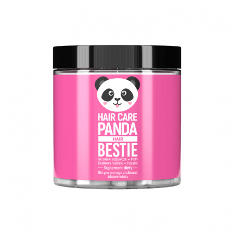 Maisto papildas nuo plaukų slinkimo Hair Care Panda Bestie 60 KAPSULIŲ