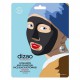 Veido kaukė juodoji su hialuronu ir anglim DIZAO MB Hyaluron And Charcoal Face Black Botomask 25 g