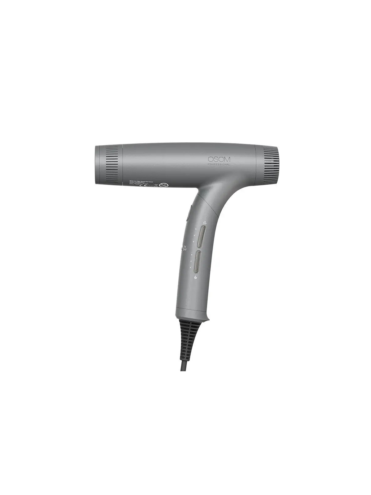 Plaukų džiovintuvas su jonų technologija,sulankstomas Osom Professional Grey
