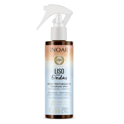 Tekstūros suteikiantis purškiklis INOAR Liso Com Ondas Spray Texturizador 200 ml