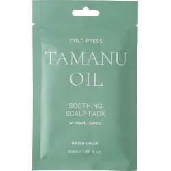 Raminanti plaukų kaukė RATED GREEN Cold Press Tamanu Oil Soothing Scalp Pack w/ Black Currant 50 ml
