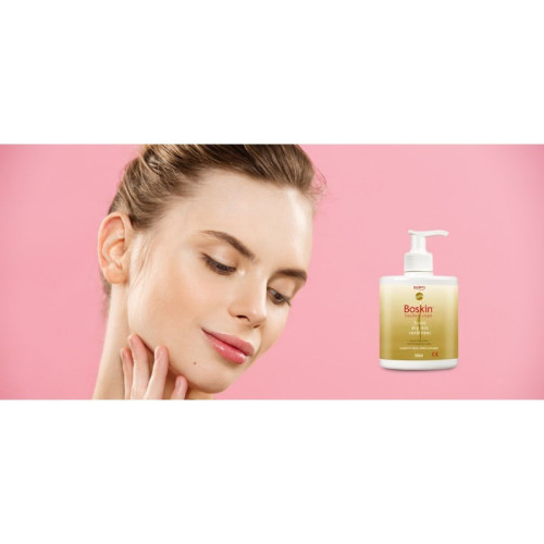 Drėkinantis ir raminantis kremas emolientas visai šeimai Boderm BOSKIN 500 ml