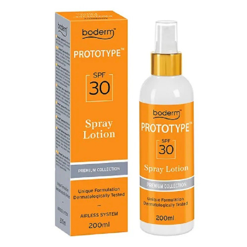 Purškiamas losjonas kūnui SPF30 Boderm PROTOTYPE 200 ml