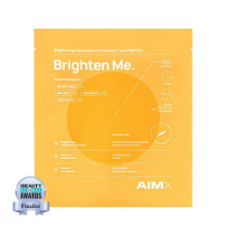 Greito poveikio skaistinanti lakštinė veido kaukė su vitaminu C AIMX Brighten Me 25 ml