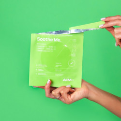 Greito poveikio raminanti lakštinė veido kaukė su peptidais AIMX Soothe Me 25 ml
