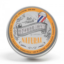 Vidutinės fiksacijos kreminės konsistencijos pomada Beardburys Natural Hair Pomade 100 ml