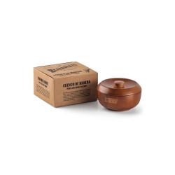 Natūralaus medžio skutimosi dubuo Beardburys Wooden Bowl