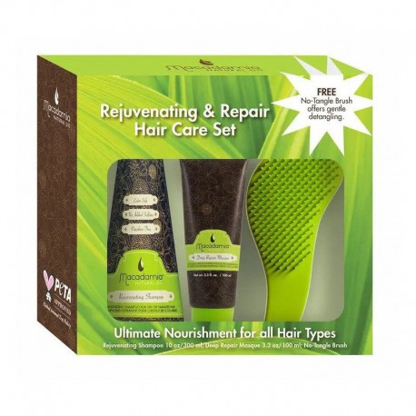 Plaukų priežiūros priemonių rinkinys Macadamia Rejuvenating & Repair Hair Care Set