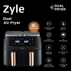Dviguba karšto oro gruzdintuvė Zyl 8 l, 2800 W