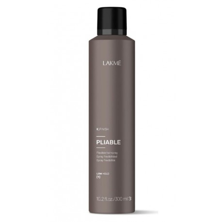 Lanksčios fiksacijos plaukų lakas Lakme K.FINISH PLIABLE Flexible Hairspray 300 ml
