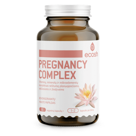 Maisto papildas nėštumo ir žindymo metu ECOSH Pregnancy complex 90 kaps.