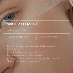 Giliai drėkinantis ir stangrinantis serumas Math Scientific Water Element 30 ml