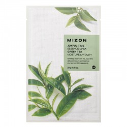 Mizon Veido kaukė su žaliąja arbata Mizon Joyful Time Essence Mask Green Tea 23 g