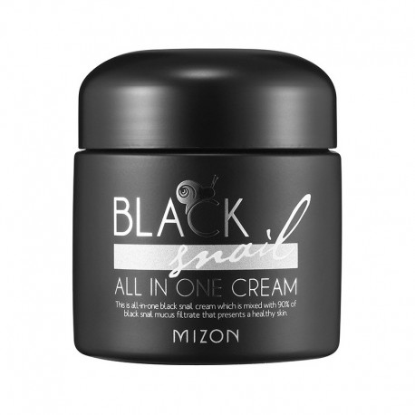 Daugiafunkcinis veido kremas su juodųjų sraigių ekstraktu Mizon Black Snail All in One Cream 75 ml