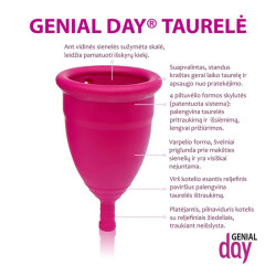 Menstruacinė taurelė Gentle Day Genial Menstrual Cup