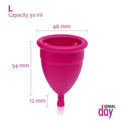 Menstruacinė taurelė Gentle Day Genial Menstrual Cup