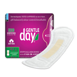 Sugeriantys įklotai su anijonų juostele Gentle Day Organic Cotton Absorbent Liners 20 vnt.