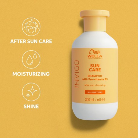 Šampūnas po saulės su Pro-Vitaminu B5 Wella After Sun Cleansing Shampoo